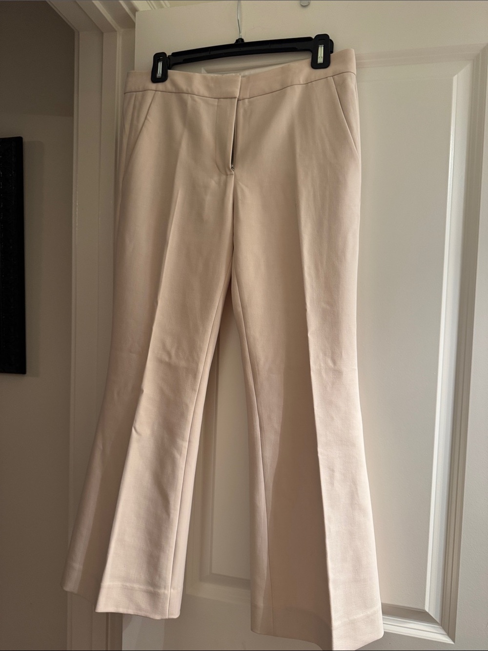Pristine Tibi Women's Cream Flare Dress Pants